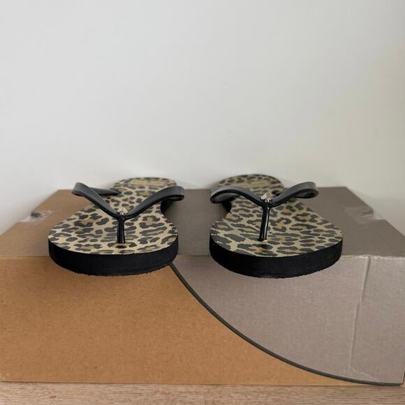 Kate Spade New York Nova Leopard Print Flip Flops- SZ W 9 - Picture 8 of 11